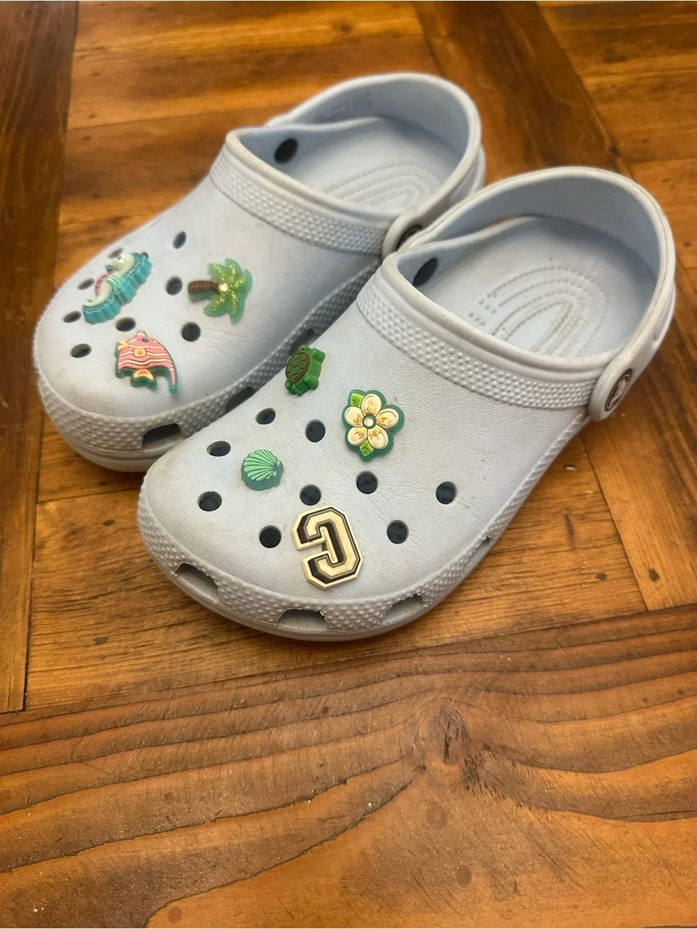 CROCS light blue